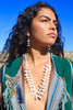 Vintage Zuni Shell Bird Fetish Necklace and earrings set