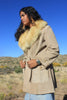 1970s “Penny Lane” suede sheepskin collar coat Large / XL