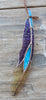 Handmade Stained Glass Feather