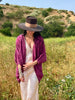 Handwoven Art to Wear Cocoon Sweater