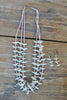 Vintage Zuni Shell Bird Fetish Necklace and earrings set