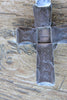 Xtra Large Signed Navajo Sterling Large Cross with Turquoise