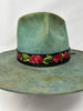 "Burnt Sage" One of A Kind Lone Hawk Hat Size 7 1/4