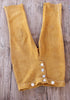 Vintage Handmade Deerskin pants with Antler Buttons Size Large