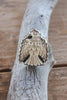 Huge Hand carved Bone Thunderbird Ring Adjustable
