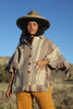 RARE Vintage Ortega Handwoven Wool Chimayo Poncho Size Large