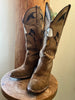 1970s Miss Capezio "Bald Eagle" Inlay Boots Size 6.5