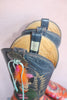 Outstanding! Frida Kahlo Hand Painted and Embellished Boots 9.5