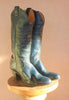1970s Classic Navy Justin Cowboy Boots 8b