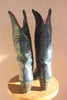 1970s Classic Navy Justin Cowboy Boots 8b