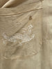 Antique Raw Silk Kimono Dress Hand Embroidered Dragon