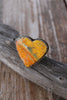 XL Heart Bumblebee Jasper Handmade Tibetan Silver Ring