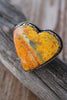 XL Heart Bumblebee Jasper Handmade Tibetan Silver Ring