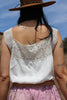 RARE Antique Victorian Corset Cover Cotton Crochet Medium
