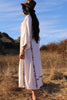 1970s Embroidered Cotton Folk Dress