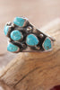 Yummy Old Pawn Navajo Turquoise Sterling Cuff