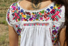 Exquisite Antique Hand Embroidered Oaxacan Dress