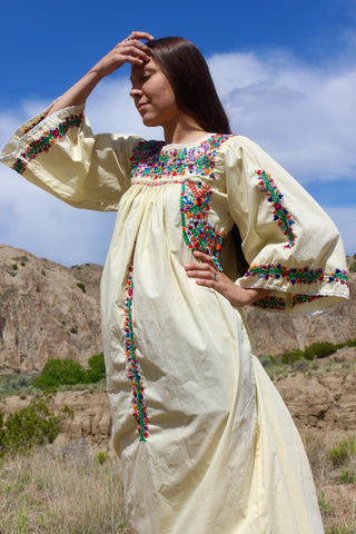 oaxacan embroidered dress Mexican Navy Blue Embroidered Dress, Oaxaca Boho Dress, Floral Peasant Dress, Handmade Poplin Dress, Cinco de Mayo Outfit, Plus Size