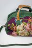 Floral Deluxe Honeywood One of A Kind Overnighter Bag Deerskin and Needlepoint