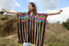 Vintage Handwoven Hand Embroidered Technicolor Huipil