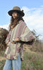 RARE Vintage Ortega Handwoven Wool Chimayo Poncho Size Large
