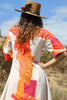 1970s Handmade One of A kind Patchwork Maxi Dress Lined!
