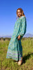 Gauzy Indian Love My Sunshine Indian Hand Block Printed Maxi Dress