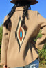 Rare Vintage 1940s Hand Woven Wool Chimayo Jacket