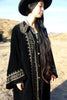 "Gothic Ranch" Early Century Silk Velvet Cloak Duster Robe