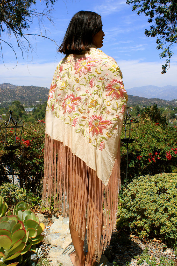 Exquisite Hand Embroidered Gypsy Piano Shawl – Honeywood