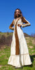 "Forest Moon" 1970s Gunnel Sax Velvet Corset Maxi Dress