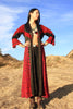 STUNNING Bedouin Silk Charmeuse Open Front Robe