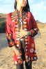 RARE Antique Turkmen Silk Embroidered Jacket