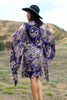 1970s "Yin Yang" Indian Cotton Bohemian Festival Dress