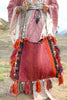 Stunning Cowry Shell Natural Dyed Middle Eastern Saddle Bag