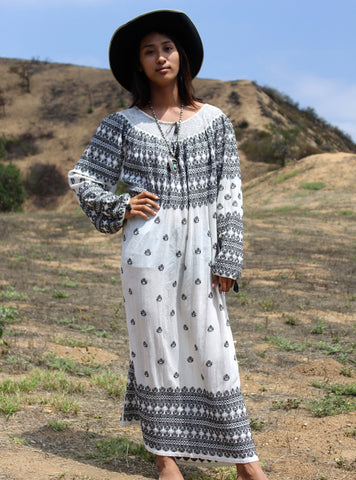 The "Bay Tree Maiden" Romanian Folk Dress Circa 1970s