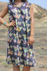 *SALE* Batik Butterflies Vintage Cotton Dress  Circa ~ 1970s