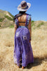 "Lilac Sun" Honeywood Original Pinafore Dress Indian Cotton Block Print
