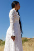 "Oaxacan Vows" 1970s Vintage Crochet Mexican Wedding Dress
