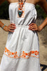 Natural Cotton Vintage Mexican Dress