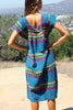 Handwoven Aztec Vintage Dress 1970s