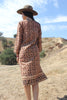 1970s Indian Block Print Kurta Dress