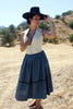 Vintage  1940s Handmade "Spaghetti Western" Prairie Skirt