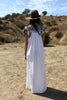 Earthy Oaxacan Beauty 1970s Hand Embroidered Maxi Dress