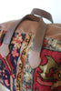 "TAOS LUXE"  Giant Honeywood Handmade Antique Carpet Bag