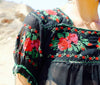 Folk Beauty Hand Embroidered 1940s Peasant Blouse