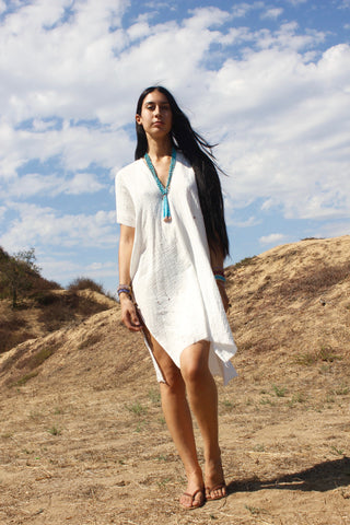 "White Heat" Tunic Dress by Totally Blown