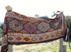 Stunning Large Vintage Handwoven Kilim Rug