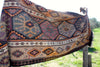 Stunning Large Vintage Handwoven Kilim Rug