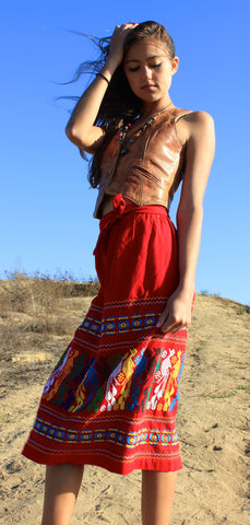 Handwoven Guatemalan Wrap Skirt